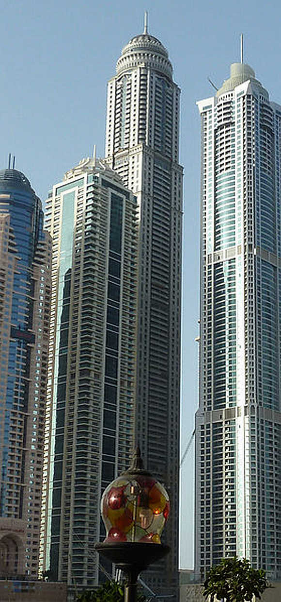 Princess Tower in Dubai, United Arab Emirates.