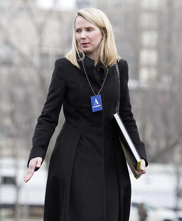 Marissa Mayer, President and CEO of Yahoo!, in Washington, DC.