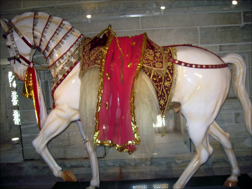 Traditional Caparisoned Horse.