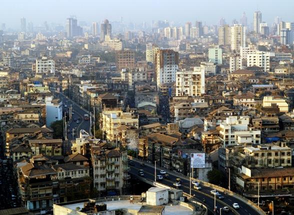 Aerial view of Mumbai