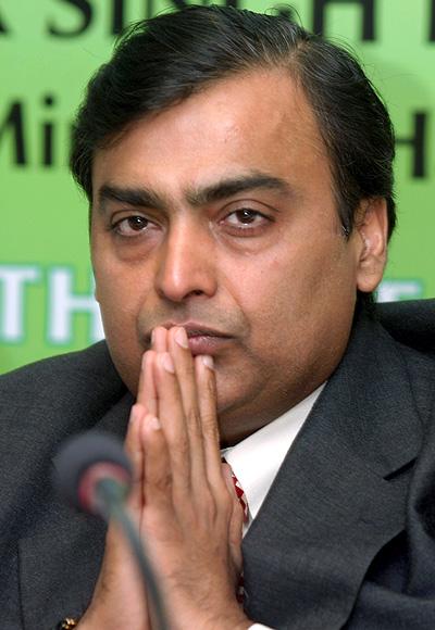 Reliance Industries chairman Mukesh Ambani.