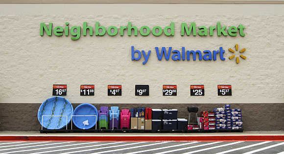 A Walmart Neighborhood Market store in Bentonville, Arkansas, United States.
