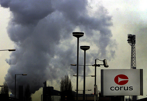 The Corus carbon steel business in Llanwern in Wales.