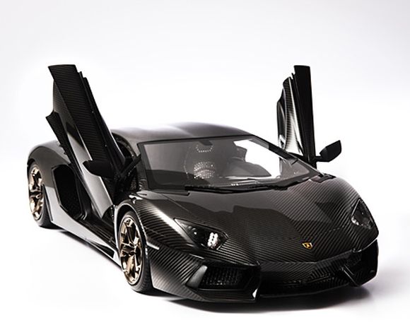 The prototype of Lamborghini Aventador.
