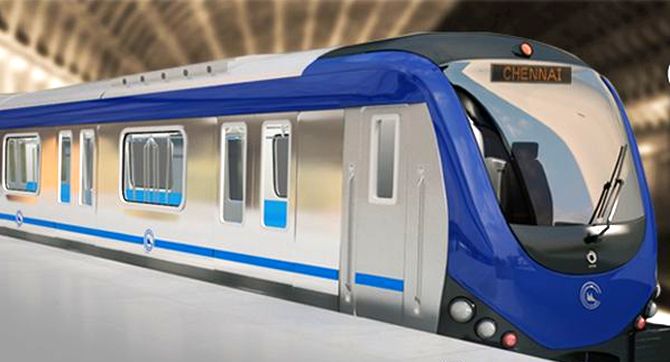 Chennai Metro Rail set to chug off today at 12:00 pm