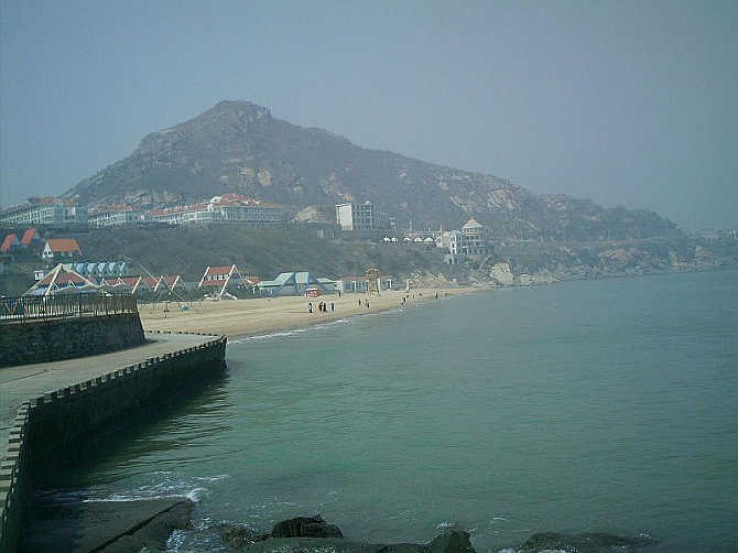 A view of Liandao Island off Lianyungang city in China.