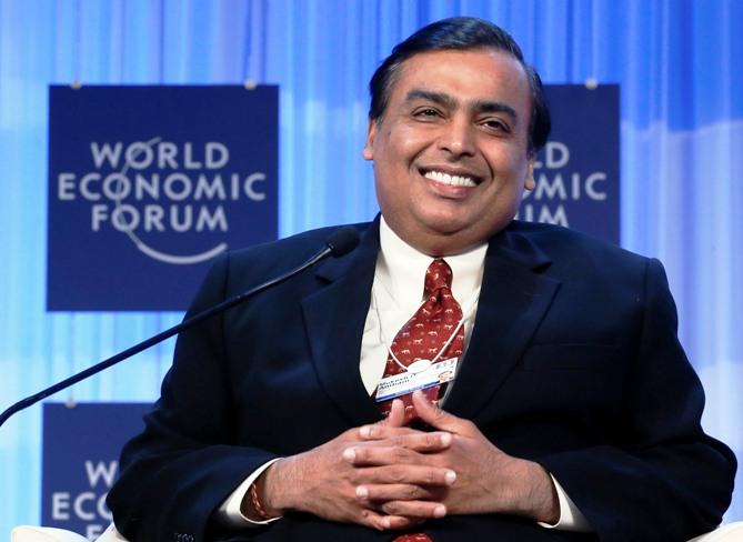 Reliance Industries chairman Mukesh Ambani.