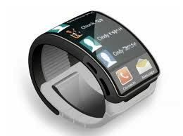 A smartwatch by Samsung