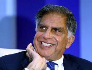 Ratan Tata at the launch of Goldplus Nano.