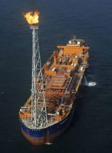 Reliance Industries' KG-D6 basin off east coast of India.