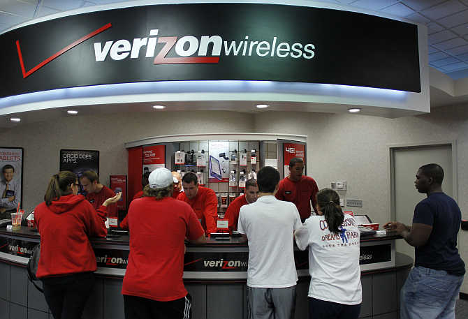 Verizon Wireless outlet in Boca Raton, Florida.