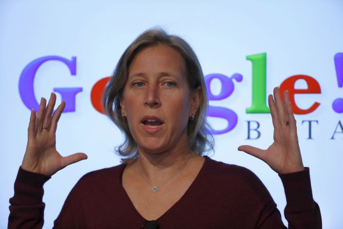 Susan Wojcicki, senior vice president of Ads and Commerce for Google, speaks at the garage. She is the sister of Anne Wojcicki, an entrepreneur and the wife of Google co-founder Sergey Brin.
