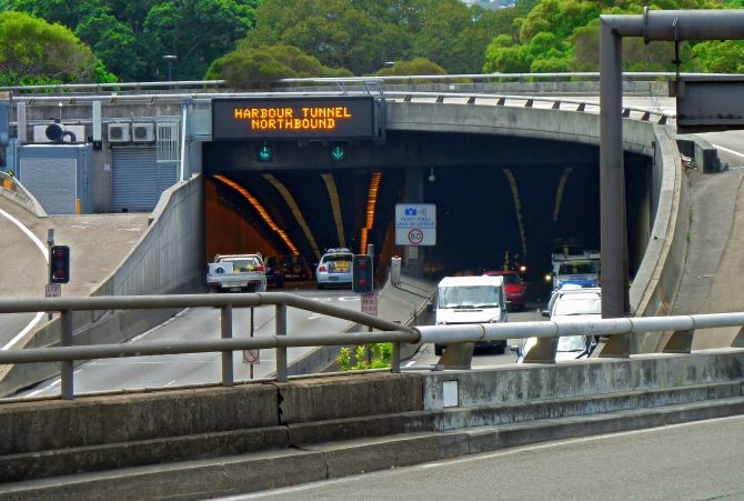 Sydney Harbour Tunnel.