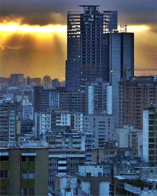 A skyscraper known as the Tower of David in Caracas.