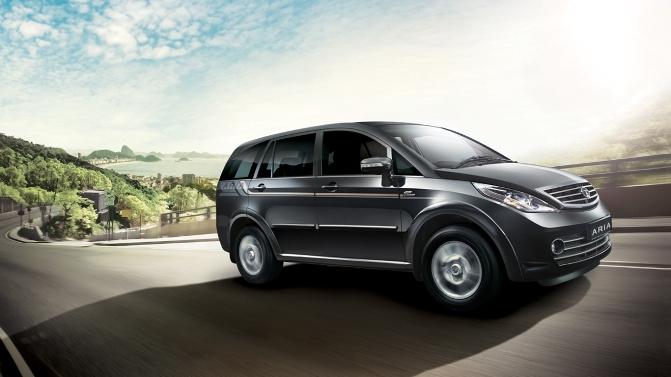 The new Tata Aria.