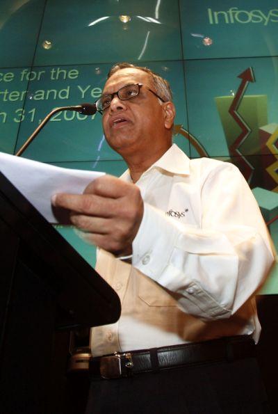 Infosys Executive Chairman and co-founder NR Narayana Murthy.