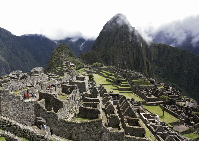 A general view of Machu Picchu ruins.