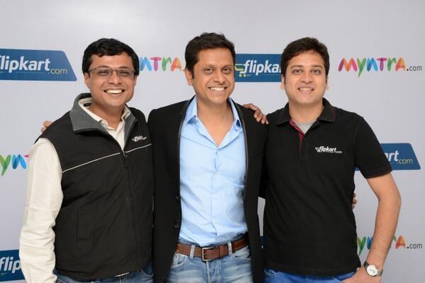 Sachin Bansal, Mukesh Bansal and Binny Bansal