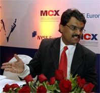Multi Commodity Exchange Managing Director Jignesh Shah. Photograph: Punit Paranjpe/Reuters