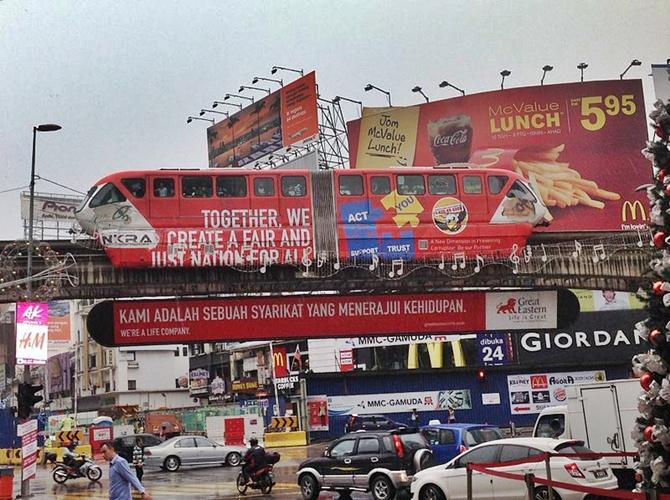 Monorail in Kuala Lumpur