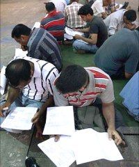 People filing their Income Tax returns