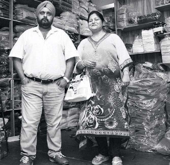 Navdeep Narang and wife Sanjeet of butterfliesbag.