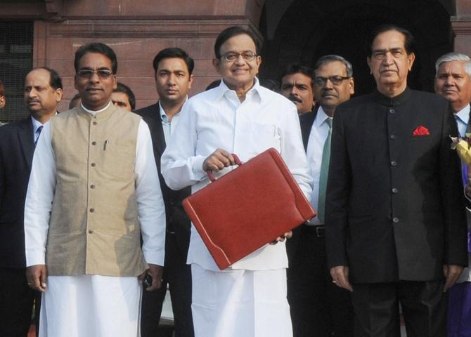 Finance Minister P Chidambaram.