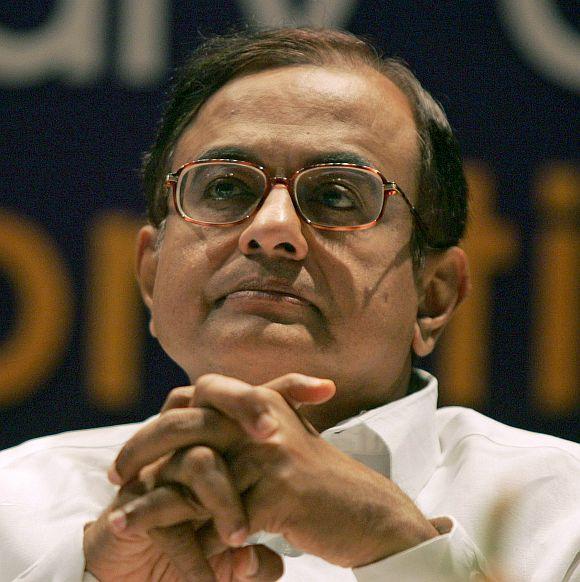 Finance Minister P Chidambaram.