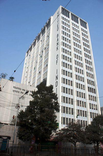 United Bank of India building.