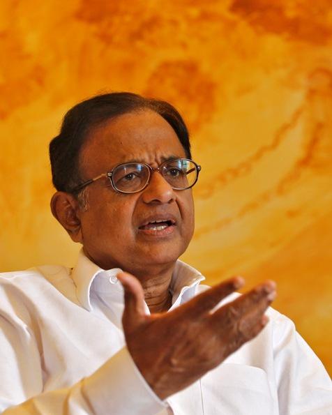 Finance Minister P Chidambaram