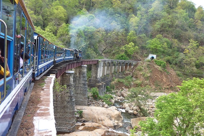 Metupalayam Ooty Nilgiri Passenger train, India’s slowest train, which runs at a speed of 10 kmph