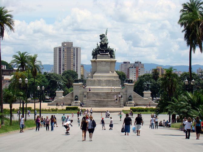 Monument of Independence in Sao Paulo.