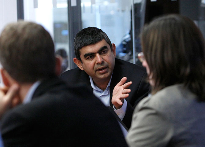 Sikka said, Infosys would look at integrating the existing solutions it has while at the same time building newer solutions along with clients.