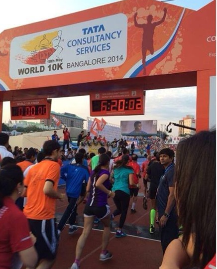 10,000 runners taking part in TCSWorld10K race in Bangalore