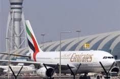 An Emirates aircraft