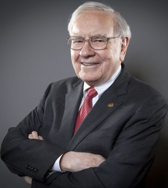 Warren Buffett, Chairman of the Board and CEO of Berkshire Hathaway, poses for a portrait in New York.
