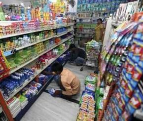 HUL products on display in a hyper-market