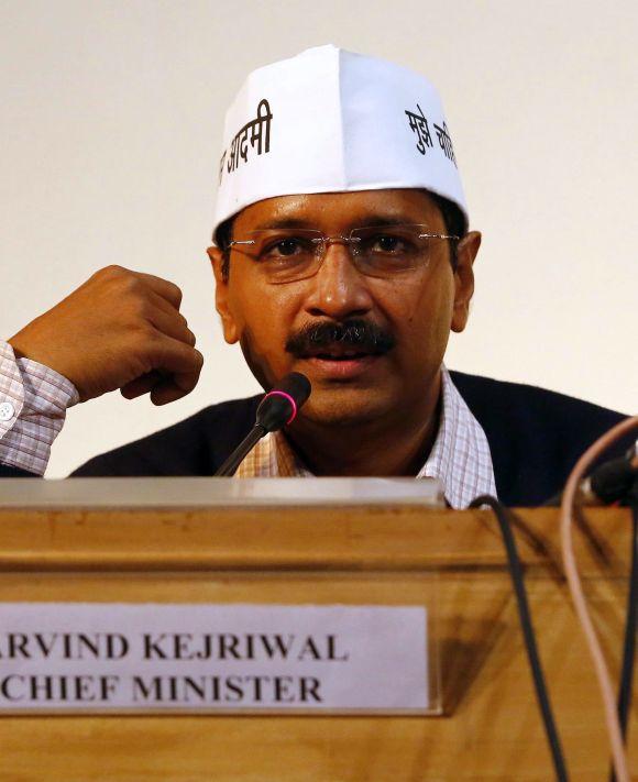 Aam Aadmi Party chief Arvind Kejriwal.