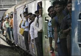 Train passengers