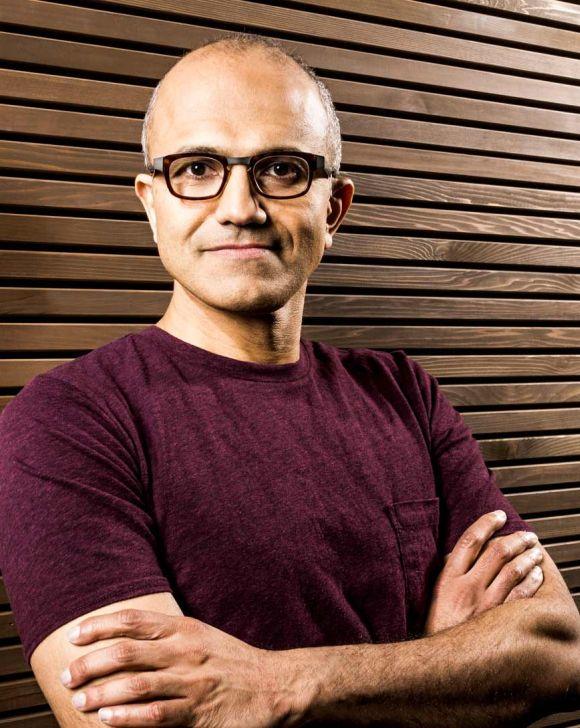 Microsoft Chief Executive Satya Nadella.