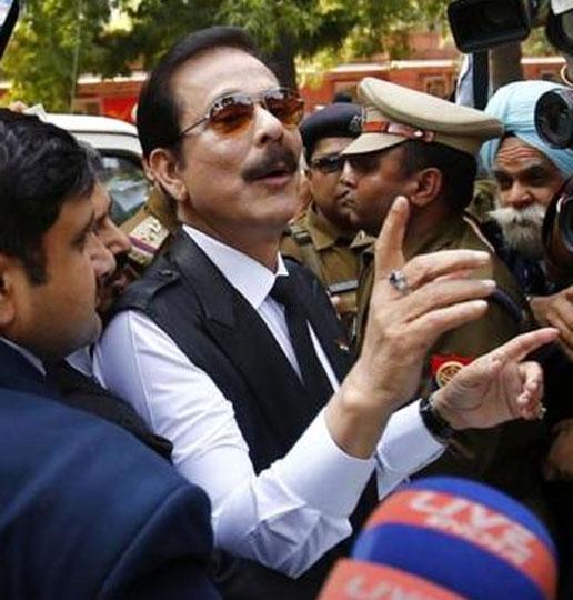 Sahara chief Subrata Roy.