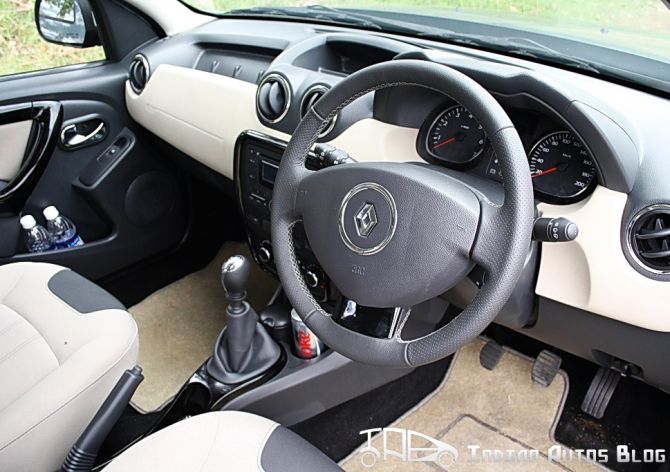 Renault Duster interior.