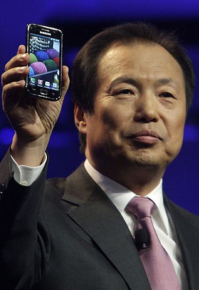 J.K. Shin, Head of Mobile Communications Business for Samsung Electronics