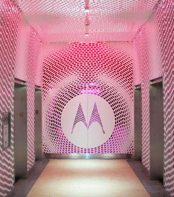 Motorola's new corporate headquarters at Chicago.