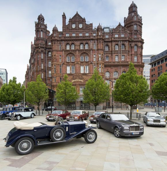 Rolls-Royce motor cars celebrates 110 years of excellence at the Midland Hotel, Manchester.