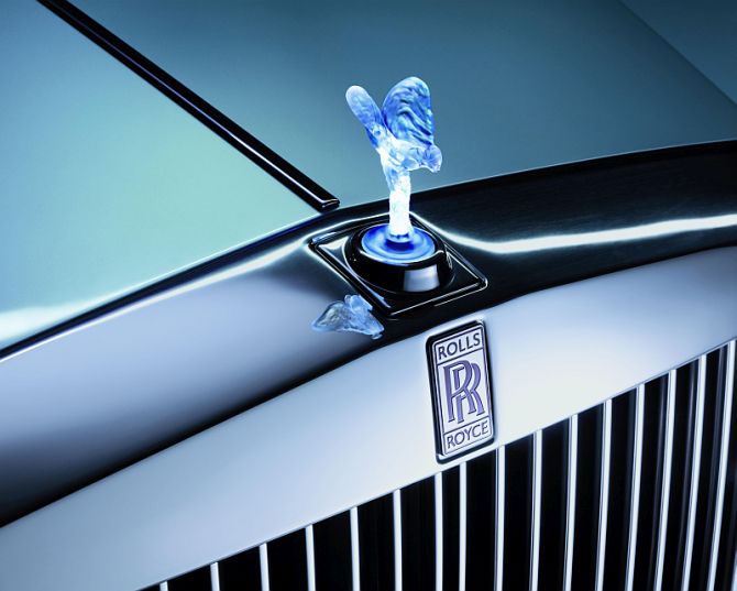 Rolls Royce's bonnet ornament called as Spirit of Ecstasy.