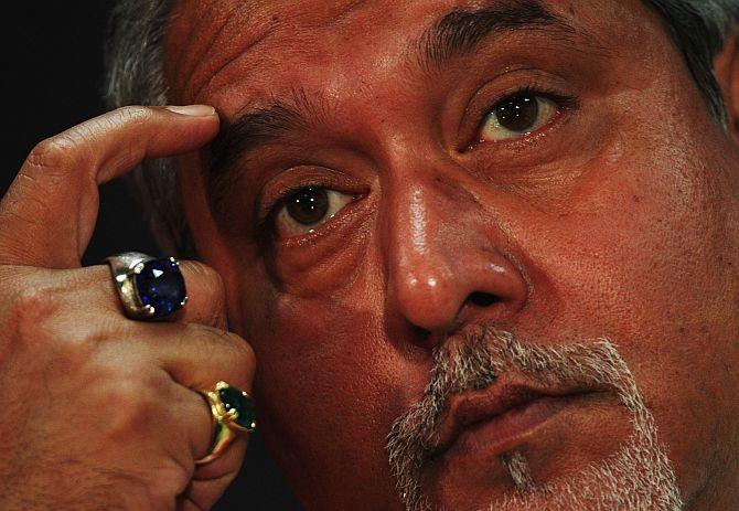 Vijay Mallya attends a press conference at the Monaco Formula One Grand Prix.