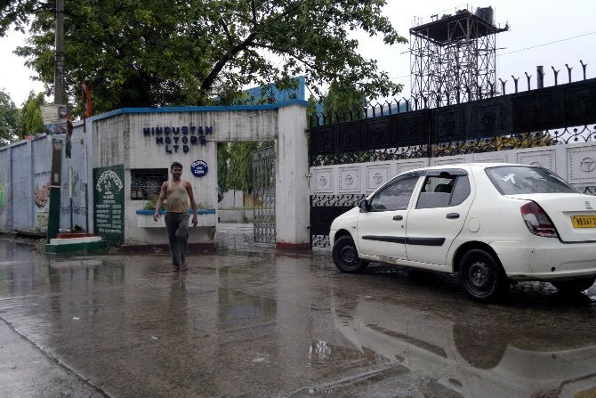 Image: The closed factory of Uttarapara plant. Photographs: Dipak Chakraborty/Rediff.com