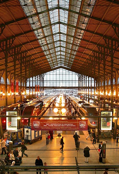 A general view of the Gare Du Nord.