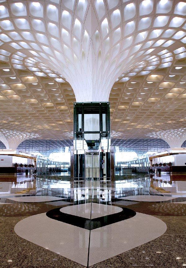 An inside view of Mumbai's T2 terminal.